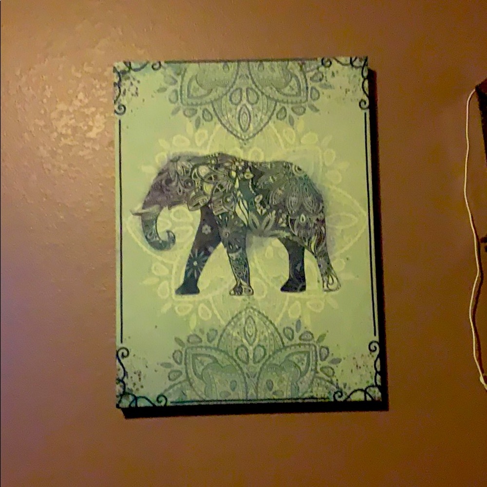 Elephant wall art